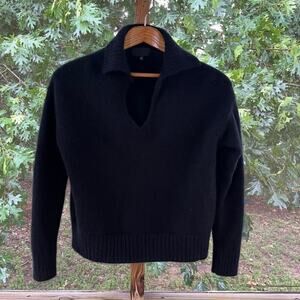 Nili Lotan Women's Black 100% Cashmere Pullover Sweater Size XS